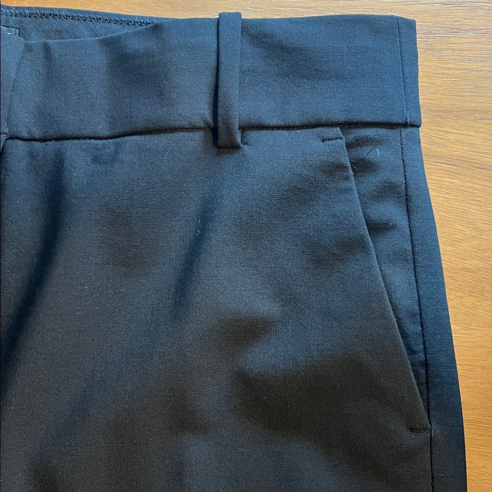 J.Crew | Cameron slim crop pant in Italian stretch wool | Black | Size 4 - Picture 8 of 13